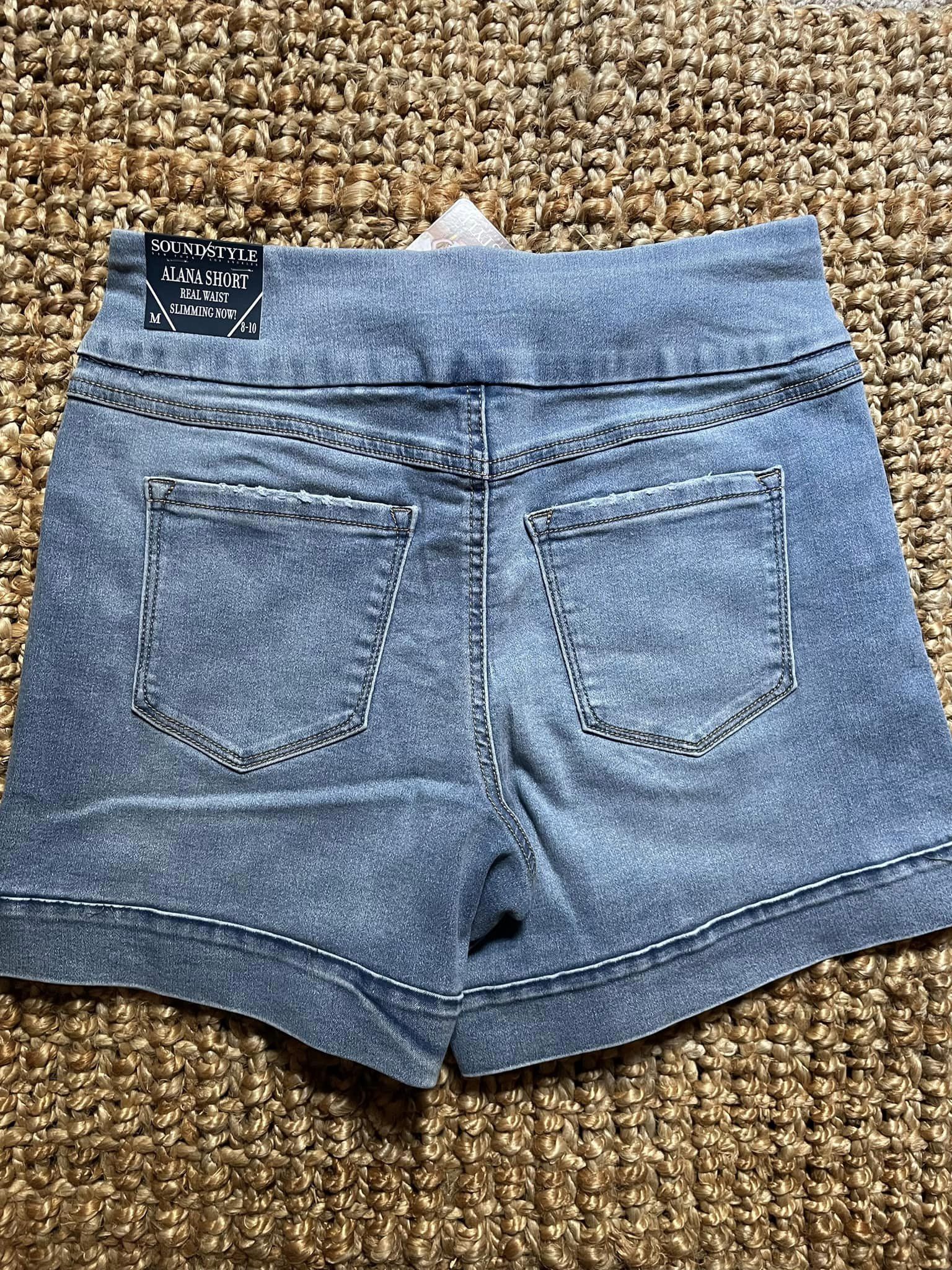 Essential Denim Pull On Shorts