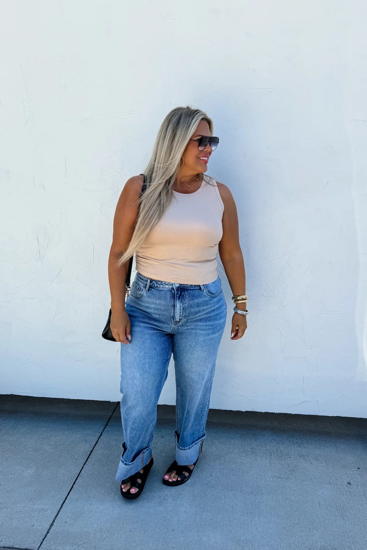 BLAKELEY COLLECTION Taylor Ribbed Tank