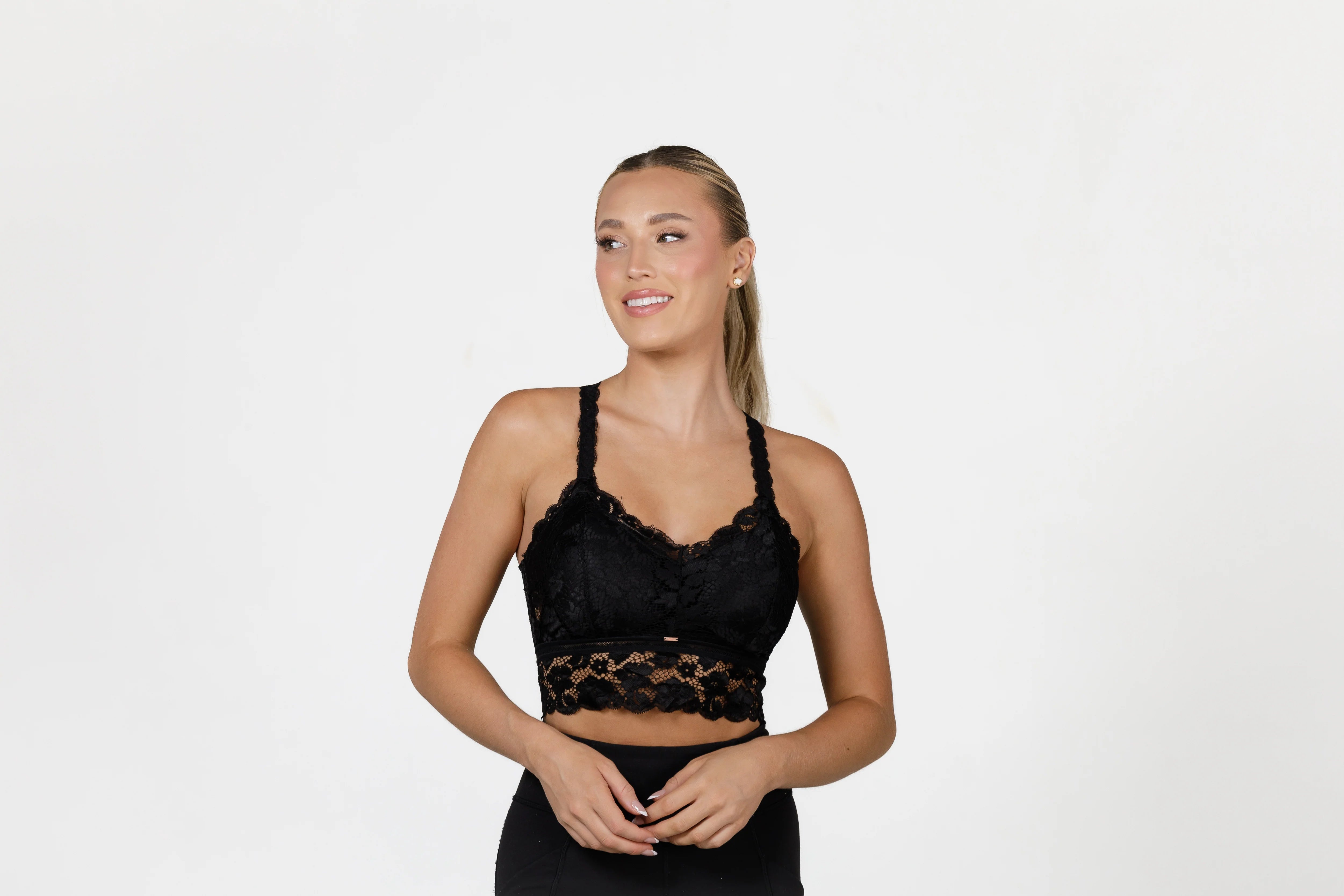 JADY K Juliette Deluxe Racerback Lace Bralette