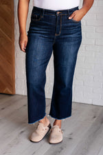 Load image into Gallery viewer, Judy Blue Madeline High Rise Cropped Wide Leg Jeans
